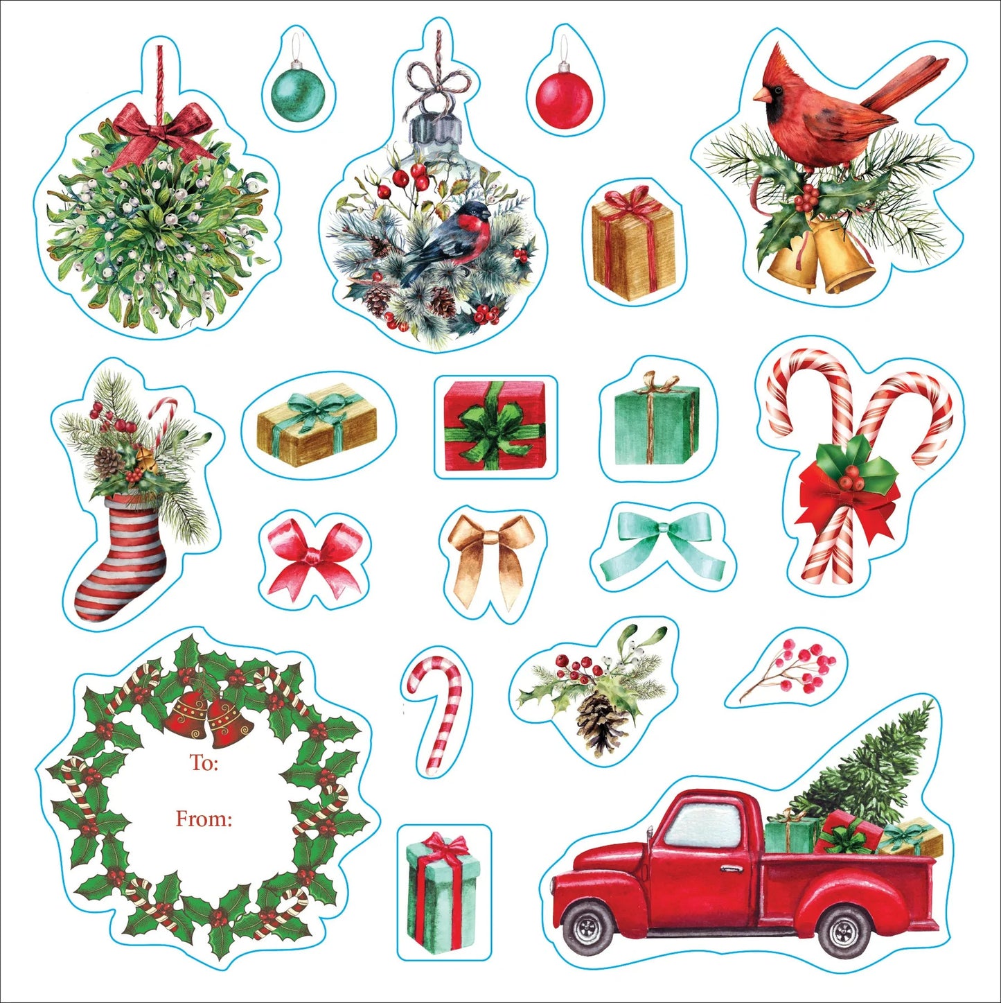 Christmas Stickers Bok