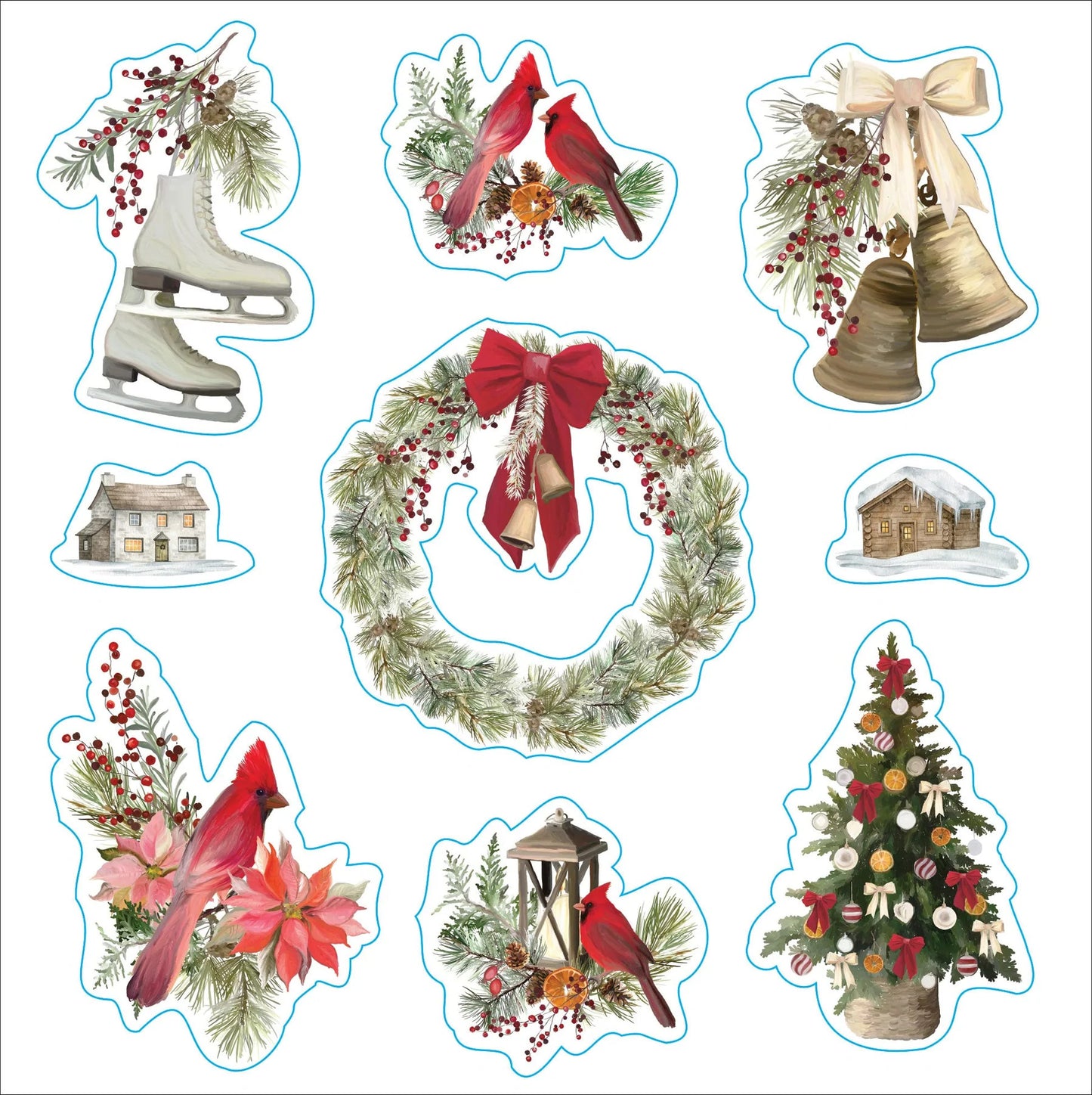 Christmas Stickers Bok