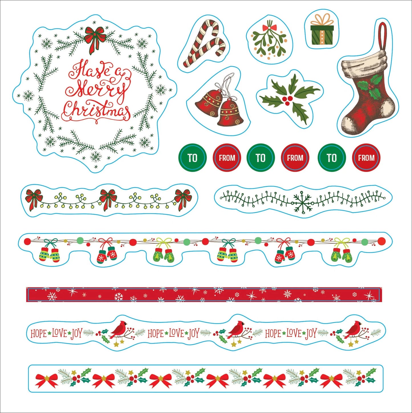 Christmas Stickers Bok