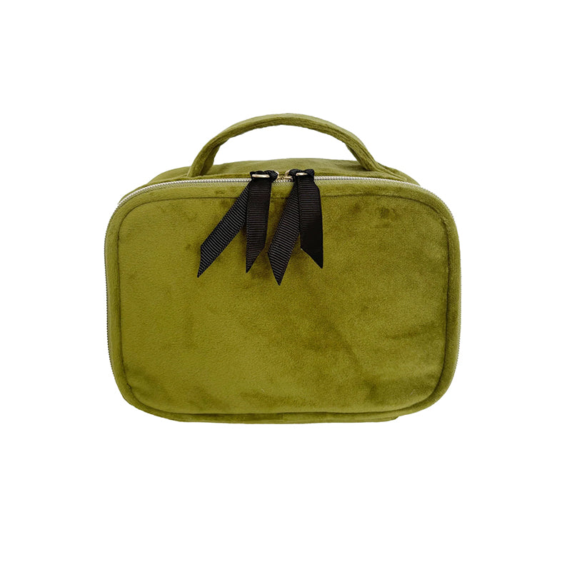 Necessär Grön sammet