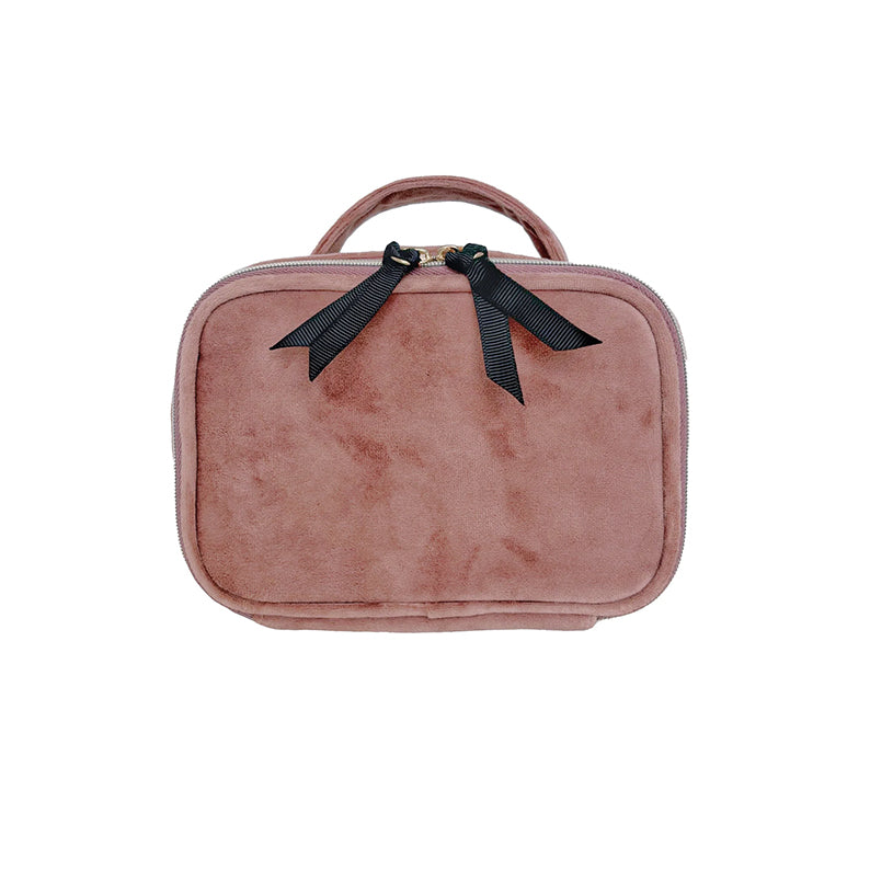 Necessär Rosa sammet