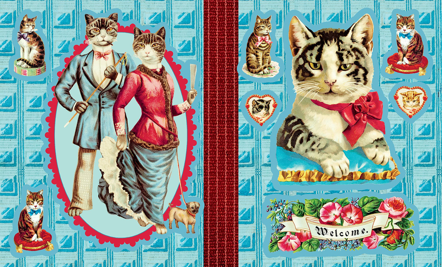 Stickers Bok, Cynthia Hart's Victoriana Cats