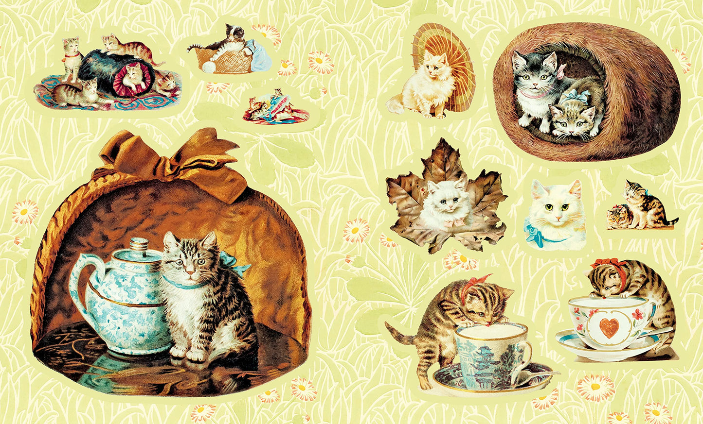 Stickers Bok, Cynthia Hart's Victoriana Cats