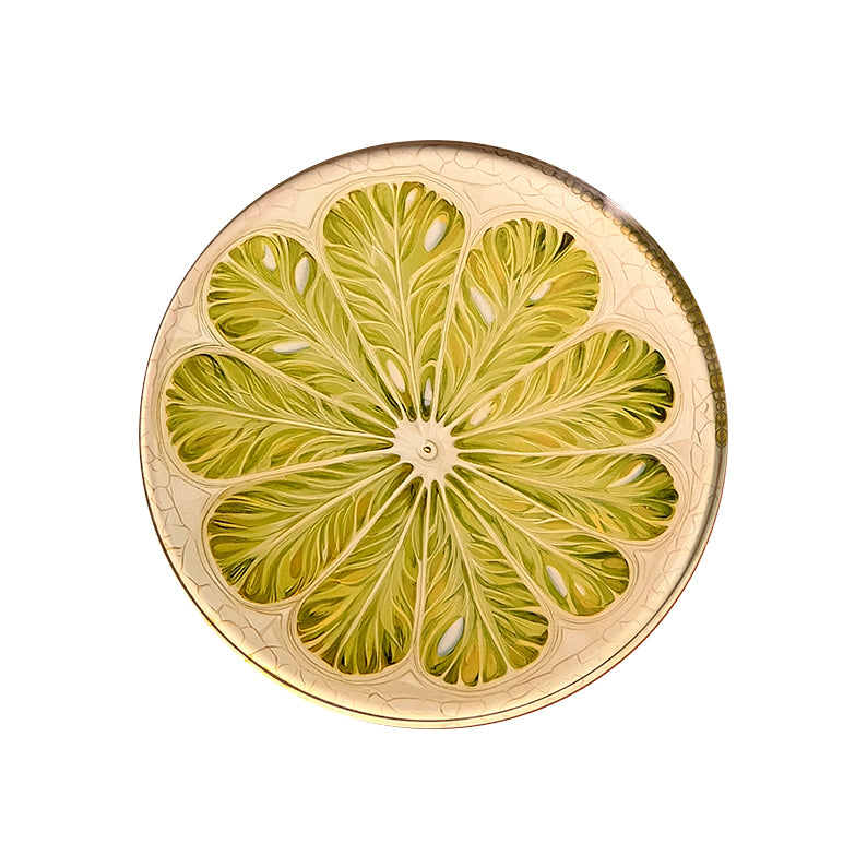 Glasunderlägg, Lime 4 st