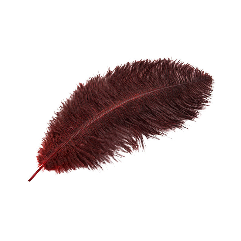 Strutsfjäder, Burgundy XL