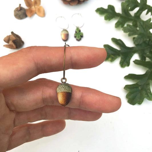 AAA Earring Acorn/leaf