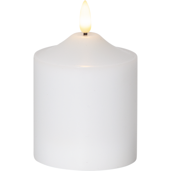 Konstgjort vaxljus, 12 cm