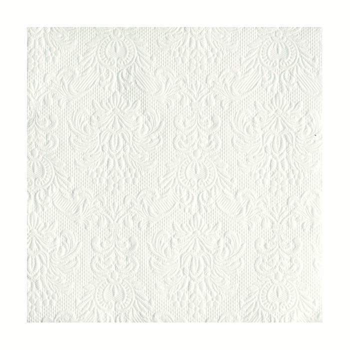 Servett med struktur vit