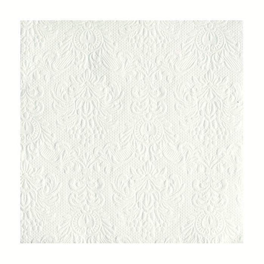 Servett med struktur vit
