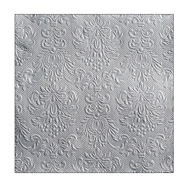 Servett, Struktur silver 33 cm