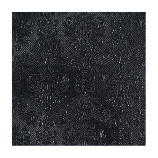 Servett med struktur mörkt gråfärgad
