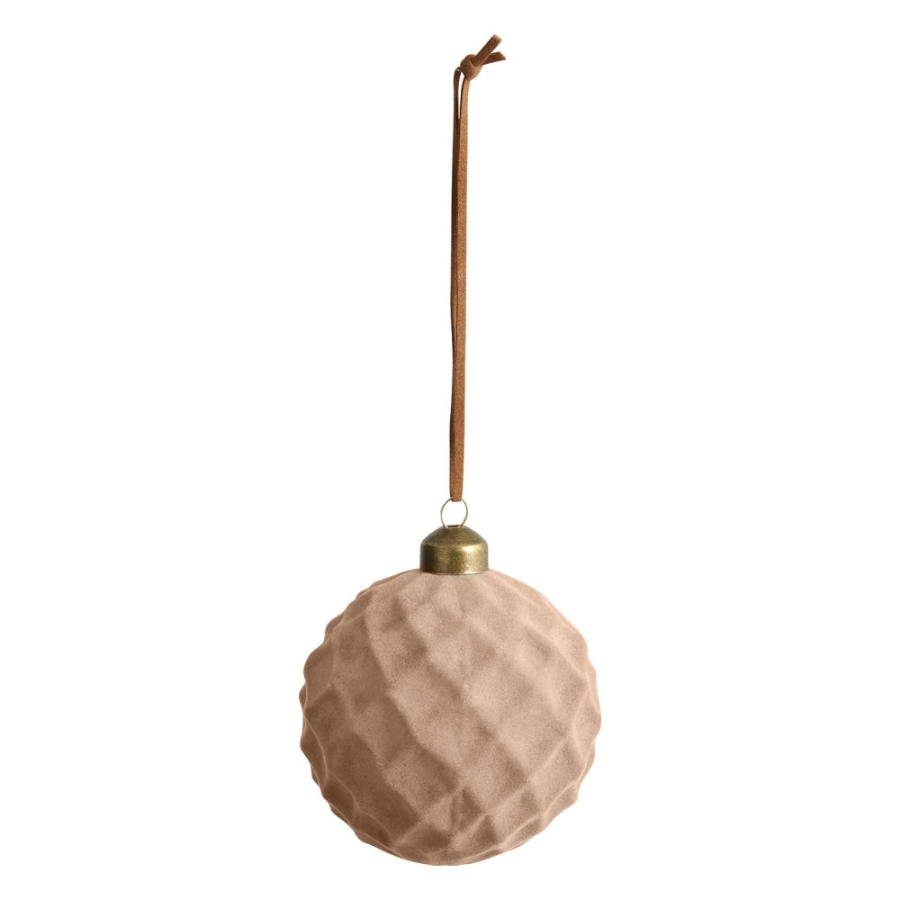 Julgranskula sammet, Ljusrosa mönster