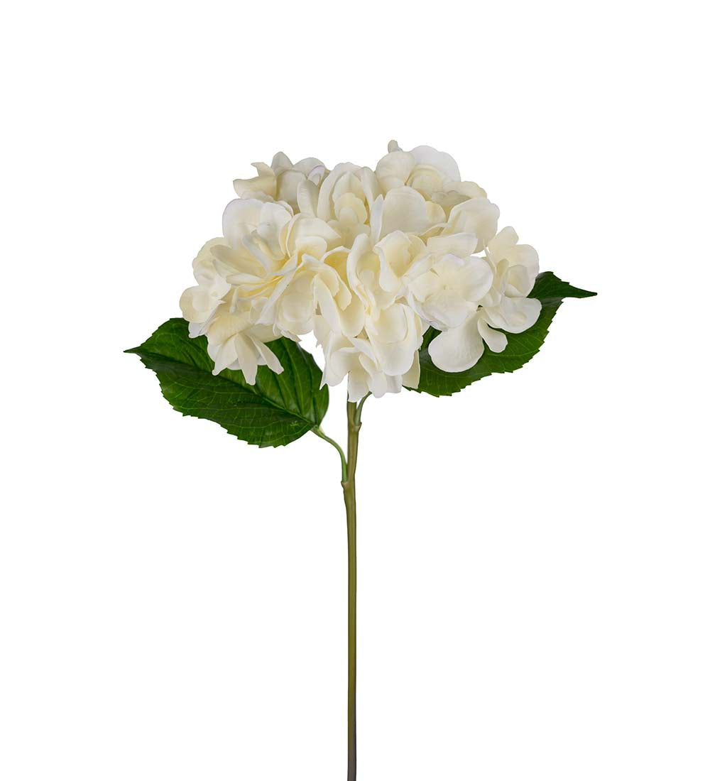 Konstgjord blomma/växt, Hortensia Vit 55 cm