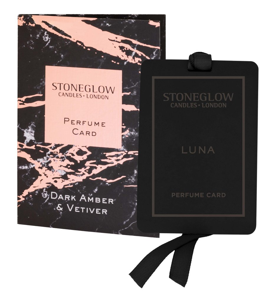 Doftkort, Dark amber & vetiver
