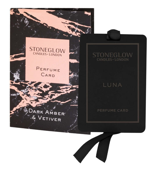 Doftkort, Dark amber & vetiver
