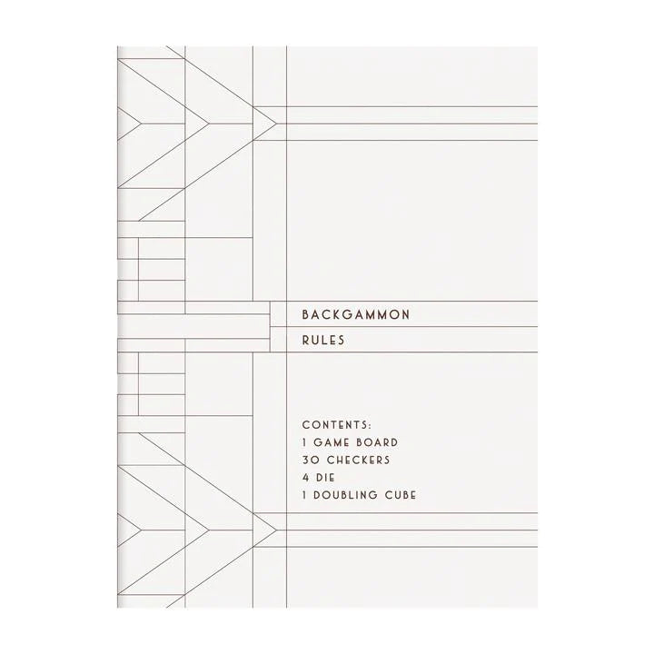 Frank Lloyd Wright Backgammon spel