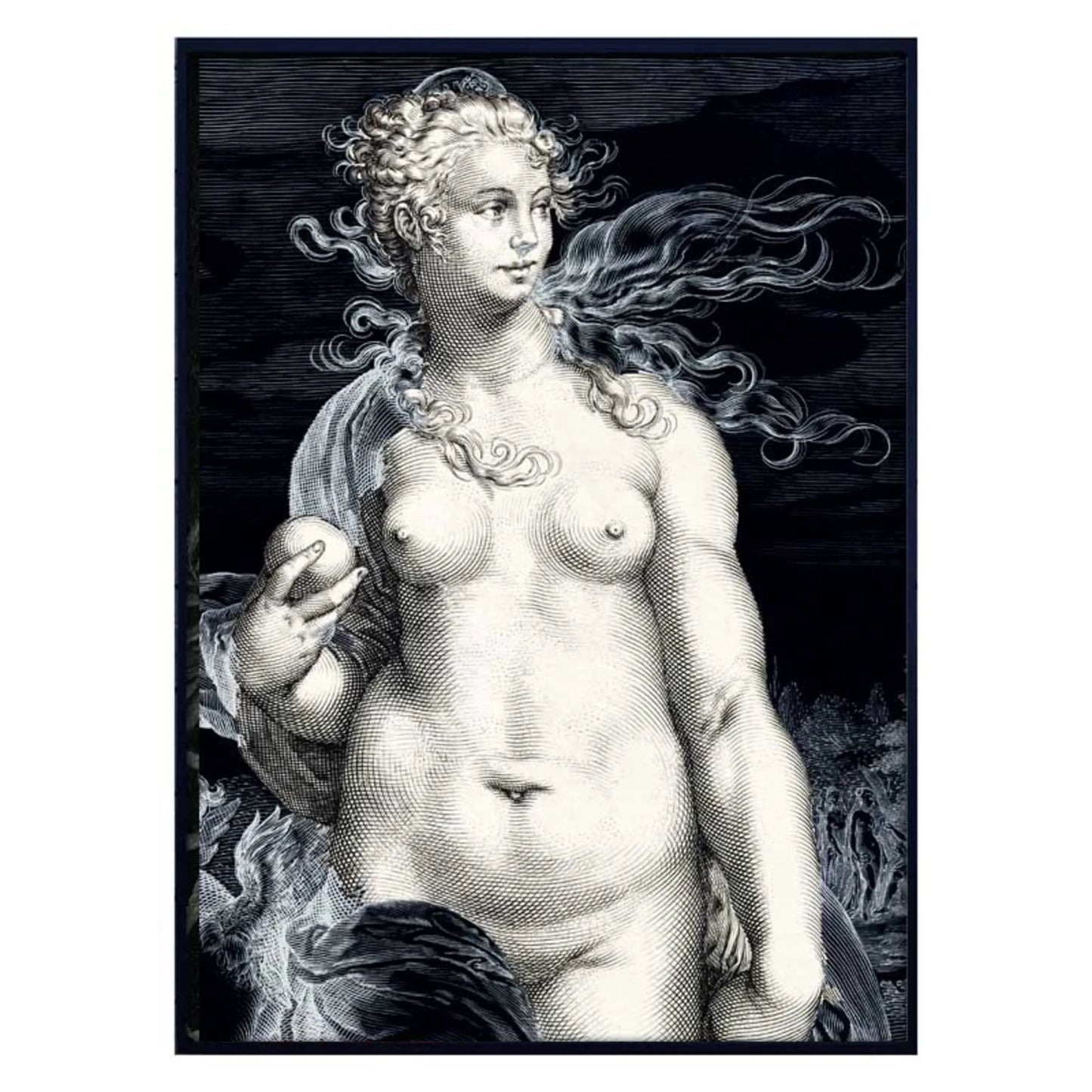 Poster White lady 70 x 100