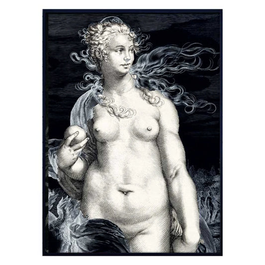 Poster White lady 70 x 100