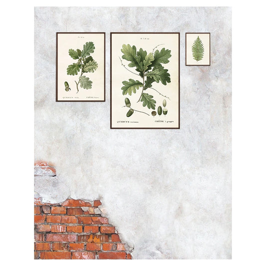Vintage poster med olika motiv