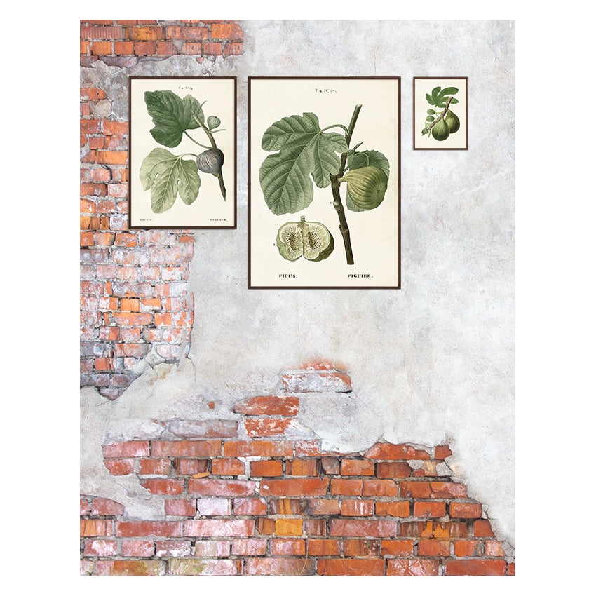 Vintage poster med med olika motiv