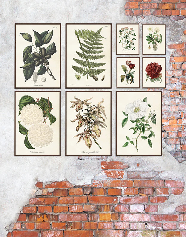 Vintage posters med olika motiv