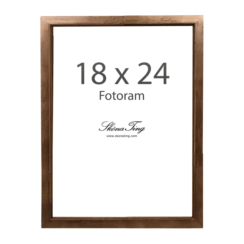 Valnöts färgad ram 18 x 24