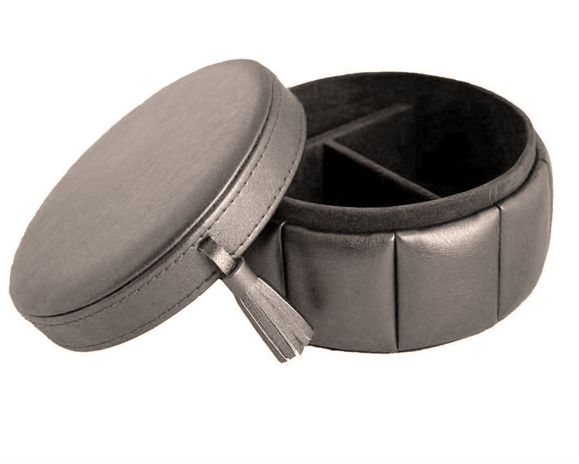 Runt smyckeskrin metallicfärgat