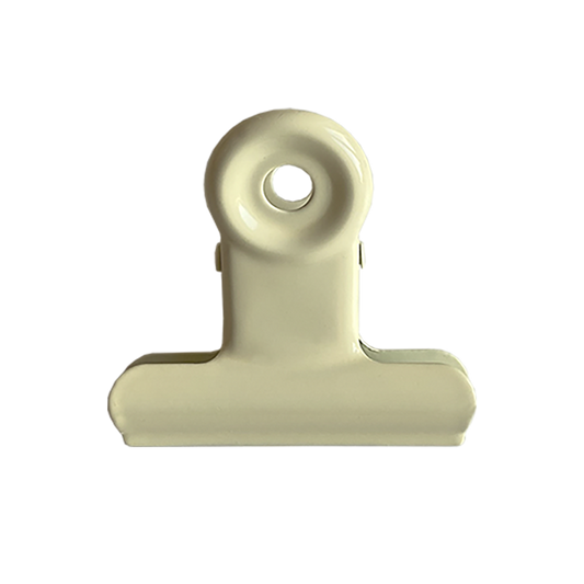 Pappersklämma Gräddvit