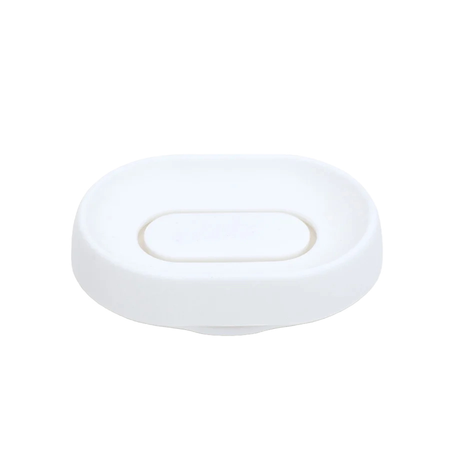 Sæbeskål/kop hvid 2 dele