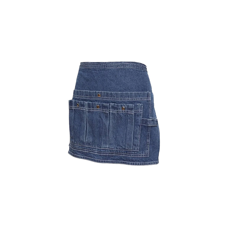 Forklæde, denim