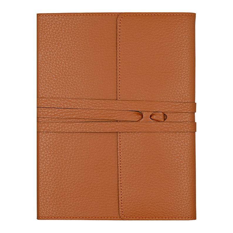 Anteckningsbok Vegan läder brun