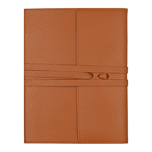 Anteckningsbok Vegan läder brun