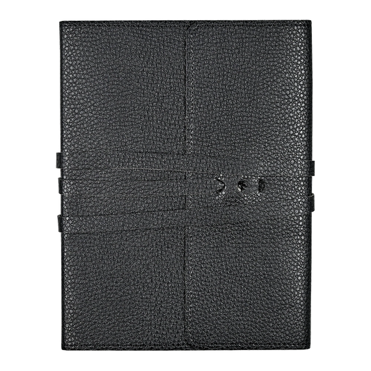 Anteckningsbok Vegan läder svart