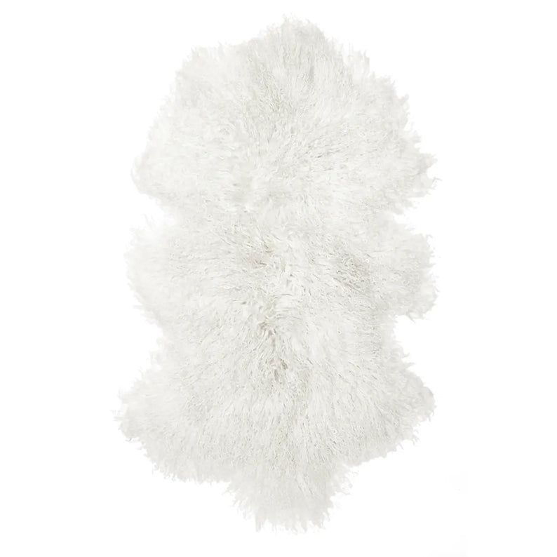 Långhårigt fårskinn, Vit