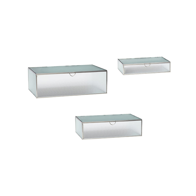 Lasilaatikko, metallia, 3 kpl