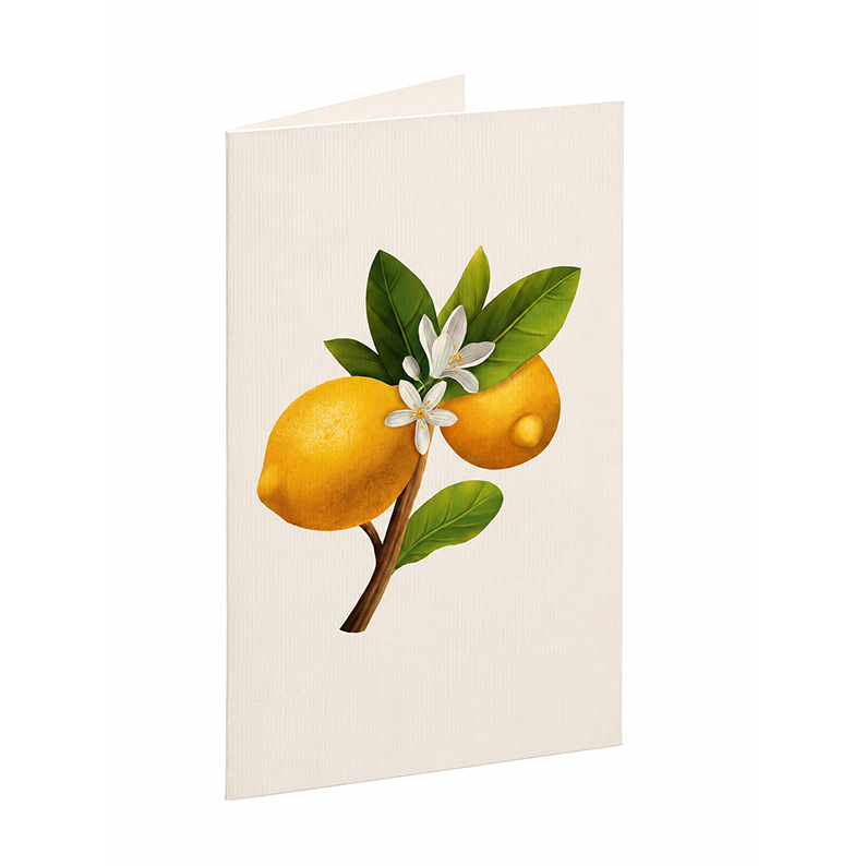 Pop-up kort, Citronträd