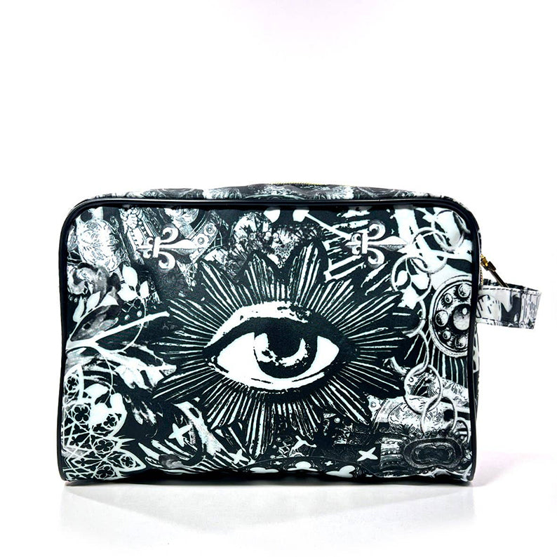 Necessär Svart/vit 24x18x9 cm