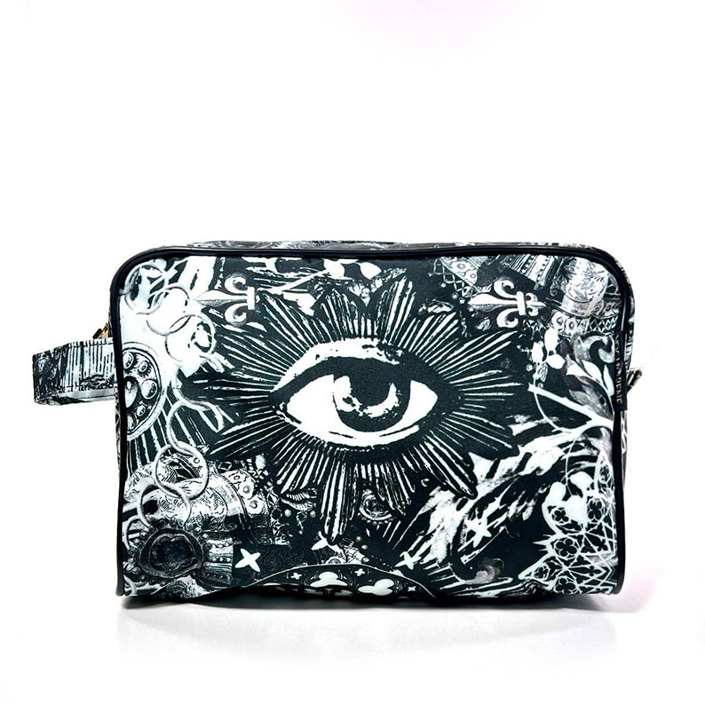 Necessär Svart/vit 24x18x9 cm