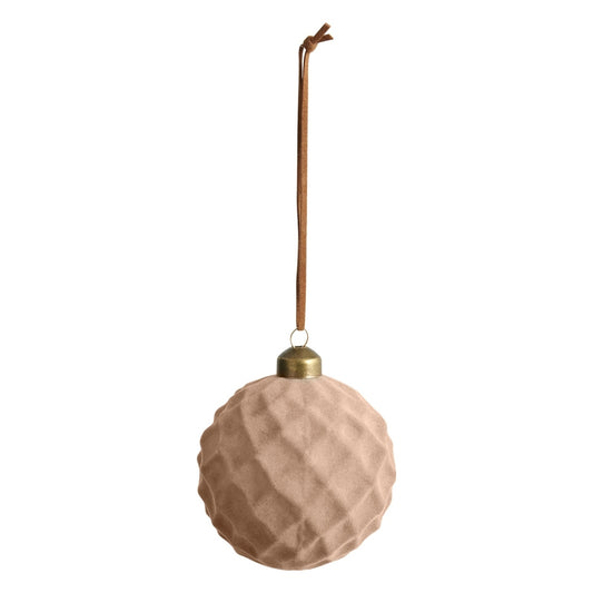 Julgranskula sammet, Ljusrosa mönster