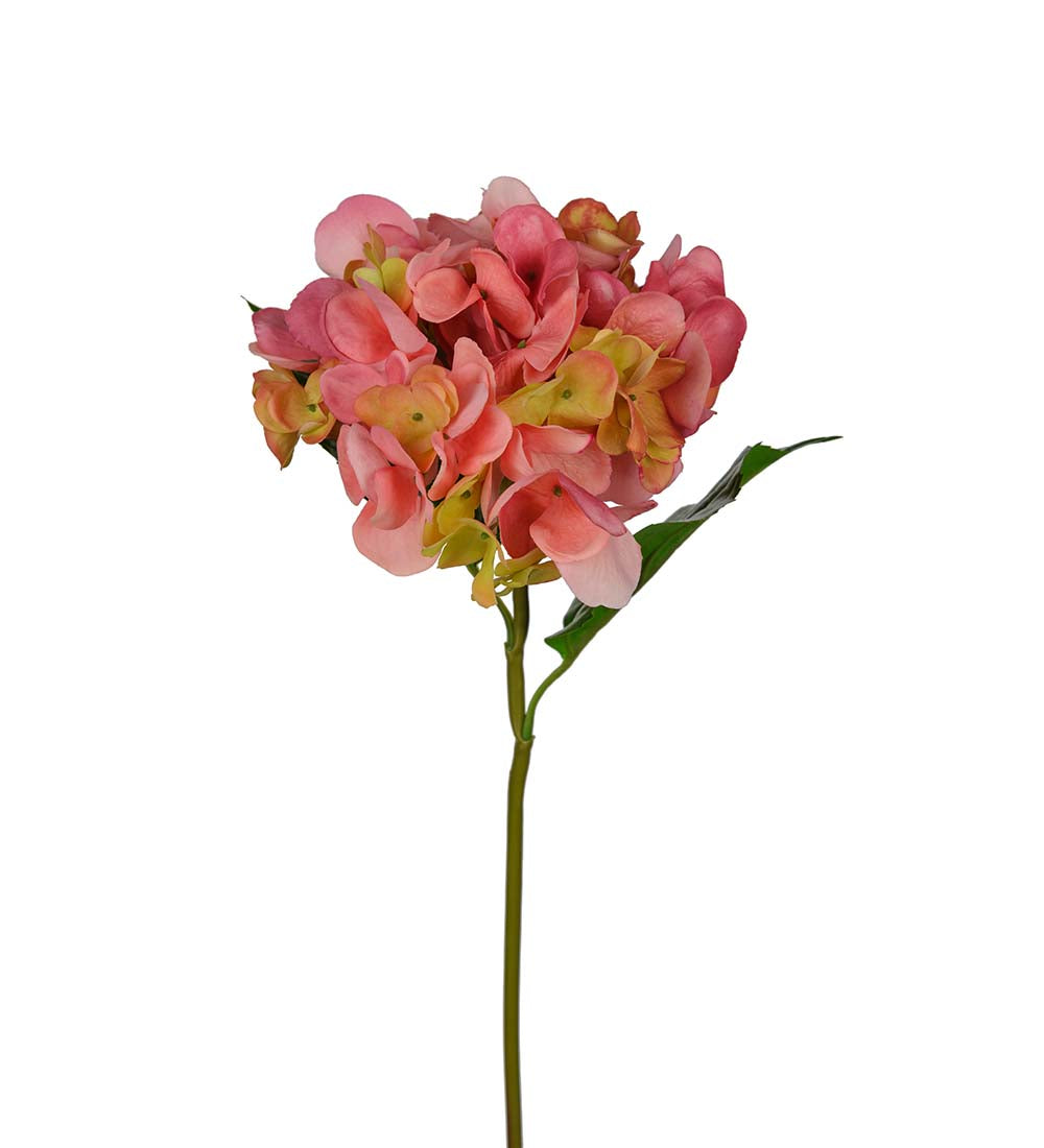 Konstgjord blomma/växt, Hortensia mörkt Rosa 55 cm