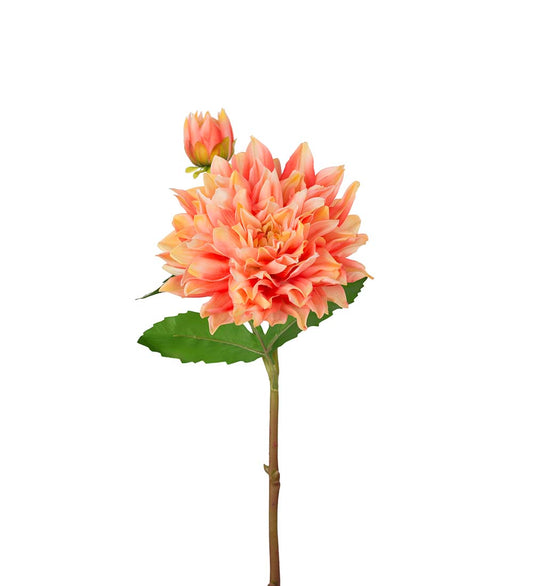 Konstgjord blomma/växt, Dahlia Aprikos 70 cm