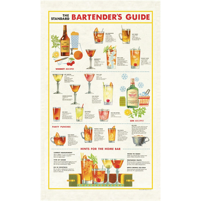 Kökshandduk, Bartenderns Guide